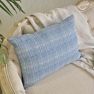 Decorative Pillowcase Wholesale Living Room Cushions16x24 <b>Pillows</b> Indian Block Print Denim Patchwork Floral Printed <b>Pillow</b> Cover - Product Image 4