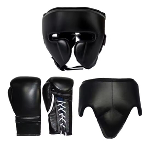 Artes Marciales y Fitness Incluye Agarres de Muñeca con Cordones Personalizables, Set de Boxeo Ganador en Cuero Vacuno Genuino - Product Image 2