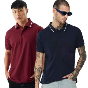 T-shirt polo d'été 100% coton premium pour homme haute qualité ODM motif imprimé solide à manches courtes grande taille - Product Image 2