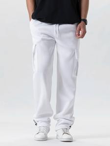 New Casual <b>Men's</b> Pants 100% Cotton Breathable Wholesale <b>Man</b> <b>Trouser</b> Premium Logo <b>Printed</b> OEM Sweatpants Manufacturer - Product Image 6