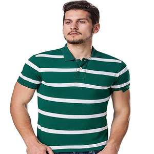 Venta al por mayor de calidad superior de los hombres para camisetas polo mejor material de contraste de color de algodón/fibra de bambú con el logotipo de parche chenile - Product Image 4