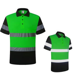 Polo de seguridad para el trabajo de construcción Protección de alta visibilidad para constructores Polo de seguridad industrial Camisa DE TRABAJO HiVis Construcción - Product Image 5