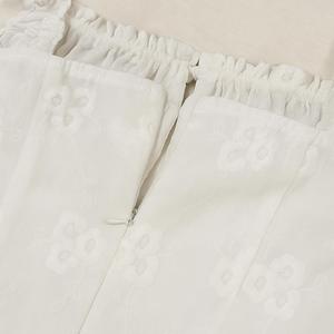 Elegant <b>White</b> Floral Embroidered Corset Maxi <b>Dress</b> Party Outfit Women Evening <b>Dress</b> - Product Image 5