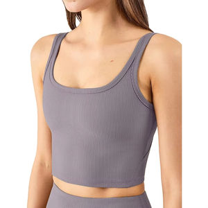 Top Trendy Wear Venta directa de fábrica Top de manga larga para mujer Crop Top 2025 Venta en línea de algodón hecho para mujer Crop Top camiseta - Product Image 4