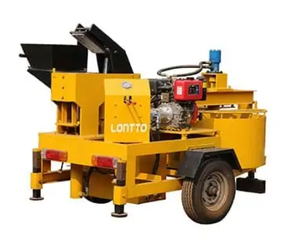 Machine à fabriquer des blocs mobiles, béton portable et moulage de blocs prêt à être expédié - Product Image 1