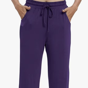 Pantalons de jogging en molleton unisexe, coupe ample pour femmes, vente en gros directe d'usine, logo personnalisé, Bangladesh - Product Image 1