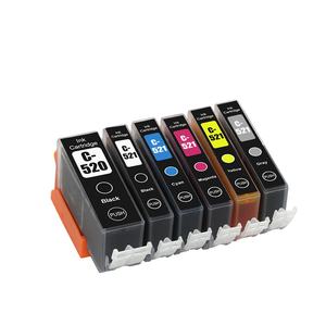 Cartouche d'encre d'imprimante compatible Tatrix PGI-520 PGI520 CLI-521 CLI521 pour <span class=keywords><strong>Canon</strong></span> PIXMA IP4600 <span class=keywords><strong>MP550</strong></span> MP620 MP990 - Product Image 1