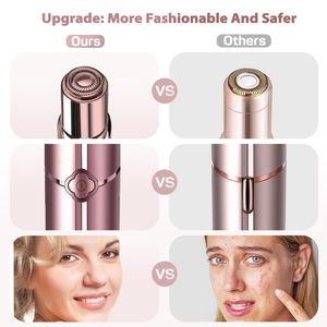 Afeitadora Eléctrica Recargable para Mujer, Depiladora Facial y Corporal con Cabezales de Repuesto, Recortadora Corporal - Product Image 4