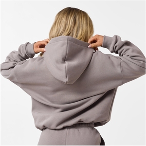 ชุดวอร์มมีฮู้ดและกางเกงวอร์มสำหรับผู้หญิงชุดวอร์มกางเกงสองชิ้นพิมพ์ลายพัฟตามสั่ง - Product Image 5