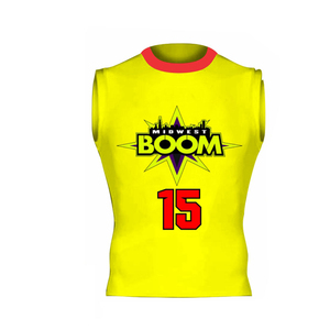 Conjunto de camiseta y pantalones cortos de fútbol sin mangas 7on7 de alta calidad, uniforme de secado rápido para hombres, tarifa al por mayor en ropa de fútbol americano - Product Image 5
