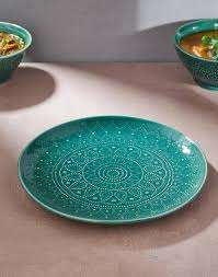 Assiette en céramique classique imprimée sur mesure pour servir des aliments et des desserts, assiette en céramique pour une restauration moderne et traditionnelle - Product Image 2