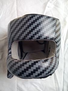 Premium Quality Full Face Leather Head Guards Adjustable Boxing Nose Protection Gear with <b>Helmets</b> - Product Image 4