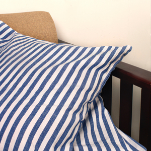 Personalized Recycled Yarn-Dyed Stripe Woven American Square <b>Pillow</b> Cases & Cushion Cases Set of 4 for Home Hotel Hospital - Product Image 1