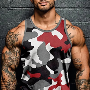 3D Print Camouflage Graphic <b>Men's</b> Sleeveless T-Shirt Summer New <b>Sport</b> Fitness <b>Vest</b> Outdoor Casual <b>Man</b> Gym Clothing Quick Drying - Product Image 6