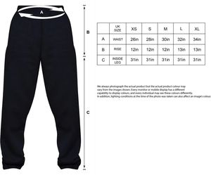กางเกงวอร์มเอวสูงของผู้หญิงกางเกงวอร์มทรงหลวม - Product Image 5