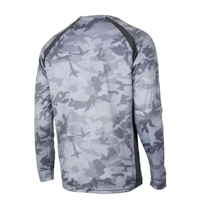 T-shirt de randonnée léger imprimé numériquement sur mesure, manches longues, avec protection solaire UPF50, chemises de pêche imperméables - Product Image 3