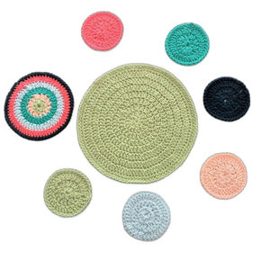 Fine Quality Custom Logo Drink Cup Coasters Non-slip Table <b>Placemat</b> Kitchen Accessories <b>Square</b> Mat (Set of 2) for Home Hotel - Product Image 6