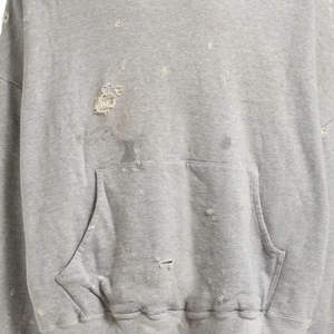 Custom Vintage Distress Acid Wash Heavyweight Sun Faded Hoodie Hombres Algodón French Terry Sudaderas con capucha de gran tamaño para hombres - Product Image 6