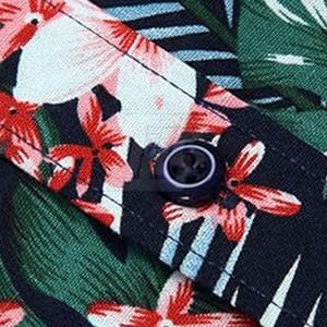 Chemise hawaïenne pour homme, légère et confortable, idéale pour l'été, style décontracté, parfaite pour les vacances à la plage, les voyages et les fêtes en plein air - Product Image 6