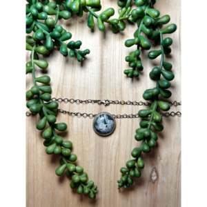 Collier en argent sterling et buffle blanc, bijou culturel de collection fabriqué par des artisans Navajo - Product Image 2