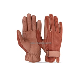 Gants en cuir équestre à durabilité avancée pour l'hiver Micro tissu couture course sécurité équipement de sport OEM - Product Image 6