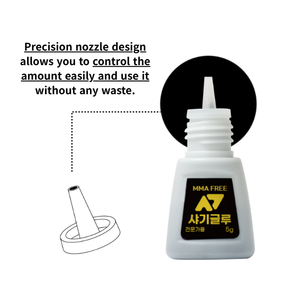 Pegamento Profesional para Extensión de Pestañas 5g |   Tubo Líquido Libre de MMA |   Impermeable de Secado Rápido |   Larga Retención - Product Image 4