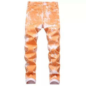Wholesale Price Customized Logo Men High Quality <b>Denim</b> Pants 2025 Customized <b>Material</b> <b>Denim</b> Pant for Mens - Product Image 2
