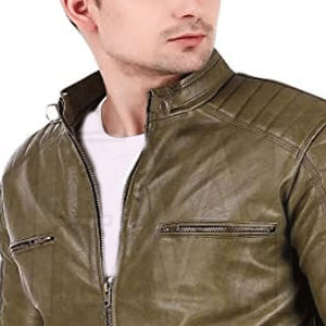 Disponible en el precio más vendido Chaqueta de cuero para hombre 100% Chaquetas de cuero de lona completamente personalizadas - Product Image 3