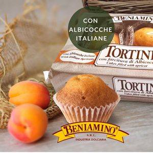 Torta all'Albicocca Beniamino Italia 250g Confezione da 14 Pezzi Dessert Specialty S.R.L. Modello 0304572 - Product Image 2