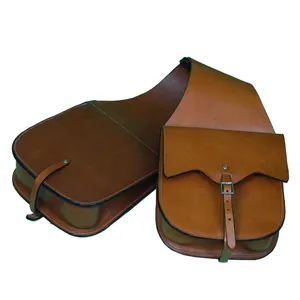 Sac de selle durable personnalisé en gros avec cuir véritable prêt pour l'exportation pour les détaillants équestres - Product Image 3