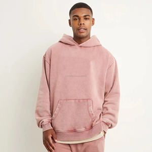 Sweat à capuche personnalisé en molleton épais 420 g/m² sans cordon, surdimensionné, 100 % coton, pour homme, logo personnalisé - Product Image 6