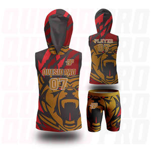 Conjuntos de Camisetas de Fútbol Americano 7on7 con Logotipo Personalizado, Uniformes de Compresión 7v7 Transpirables, 100% Poliéster, Tallas Grandes, Bajo Costo - Product Image 1