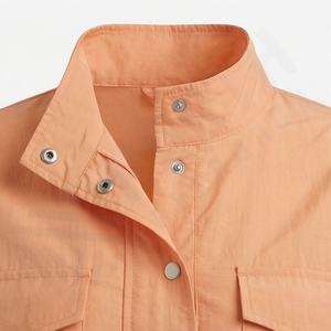 ชุดวอร์มผู้หญิงแบบสองชิ้น ระบายอากาศได้ดี แห้งเร็ว เสื้อแจ็คเก็ตซิป ครอปท็อป กางเกงขายาว ชุดหรู กันลม น้ำหนักเบา - Product Image 4