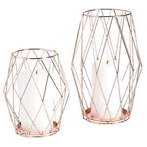 Zig zag pattern tabletop votive holder indoor & outdoor <b>tealight</b> <b>candle</b> holder home hotel office wedding party decoration - Product Image 6