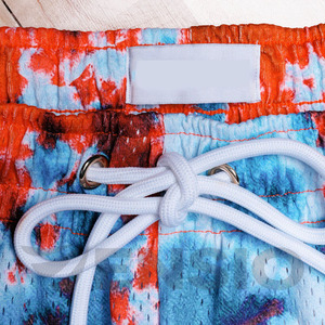 Breathable High Street Men's Mesh Shorts-Custom Colors & Logo <b>Elastic</b> Waist Quick Dry Wholesale Basketball Shorts - Product Image 6