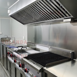 Remolque de Comida Móvil Personalizado de Fábrica, Remolque de Comida de 4 Ruedas, Puesto de Servicio de Acero Inoxidable para Comida Callejera, Dulces, Cafetería, Barbacoa - Product Image 3