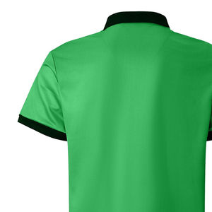 Camiseta de Golf de Manga Corta Personalizada para Hombre de Alta Calidad, con Botones al Frente, Transpirable, de Spandex/Poliéster, con Patrón Liso - Product Image 5