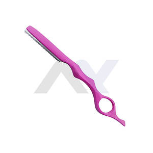 Rasoir professionnel pour salon de coiffure, rasoir manuel léger en argent pour l'éclaircissage des cheveux, poignée antidérapante, coupe et coiffage - Product Image 1