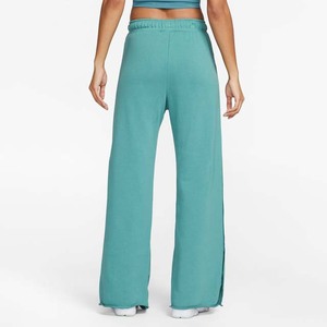 Women's High <b>Waist</b> Wide Fleece Pants Solid Color Loose Fit Full Length Casual <b>Trousers</b> With Pockets <b>Elastic</b> <b>Waist</b> - Product Image 2