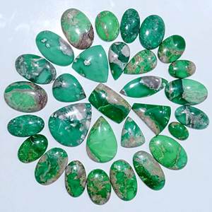 Cabujón suelto de variscita Natural de calidad AAA +, piedra preciosa de cabujón de tamaño libre, lote de piedras preciosas al por mayor para la fabricación de joyas finas - Product Image 3