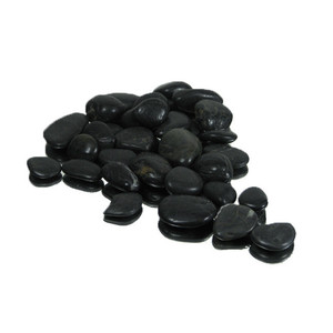 03010BK - Decoración de piedras negras - (2.2 lb. bolsa) - Product Image 1