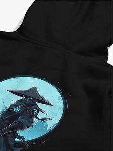 เสื้อฮู้ดคุณภาพสูง โลโก้ที่กําหนดเองพิมพ์ลาย ออกแบบโลโก้ของคุณเอง เสื้อฮู้ดสวมหัว OEM สําหรับเสื้อฮู้ดผ้านุ่มของผู้ชาย - Product Image 4