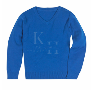 Jersey de punto de algodón personalizado de alta calidad Unisex suéter de uniforme escolar estilo atemporal suave para escuela secundaria primaria - Product Image 2