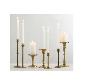 Bougeoir en laiton support disponible élégant bougeoir en cristal centres de table pour taille personnalisée prix pas cher - Product Image 6