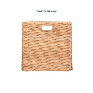 Handwoven <b>Rattan</b> Storage <b>Cubes</b> for Residential and Office Interior Projects - Product Image 2