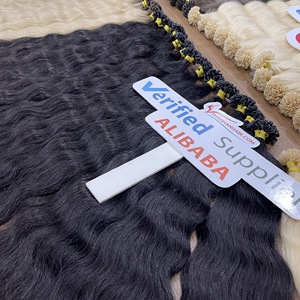 PRODUITS DE VENTE CHAUDE 2024 U Tips Extensions de cheveux 100% humains vierges Ombre et noirs Cheveux permanents en gros - Product Image 5