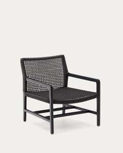 Muebles de exterior de lujo, conjunto de sofás de madera de teca maciza resinosa, diseños que incluyen tejido de ratán - Product Image 1