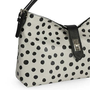 Borsa a Spalla Morbida in Vera Pelle Dollaro da Donna - Art. 26113-Fabbricato in Italia" - Product Image 2