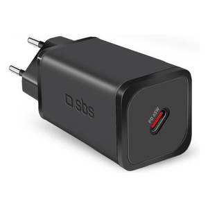 Cargador de Pared USB Tipo-C MINI de 65W con GaN Power Delivery, NEGRO, TETRGAN1C65W, Cargador de Batería, Cable y Adaptadores - Product Image 1