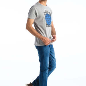 Nueva llegada personalizada serigrafía cuello redondo peso pesado hombres camiseta serigrafiada camiseta - Product Image 5